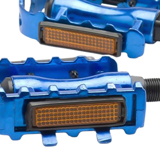 1Pair Road Bike Pedals Anti-rust Large Surface Bike Supplies Aluminum Alloy Bicycle Pedals