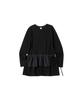 COMONINOZ W String Check T-Shirt [Black]