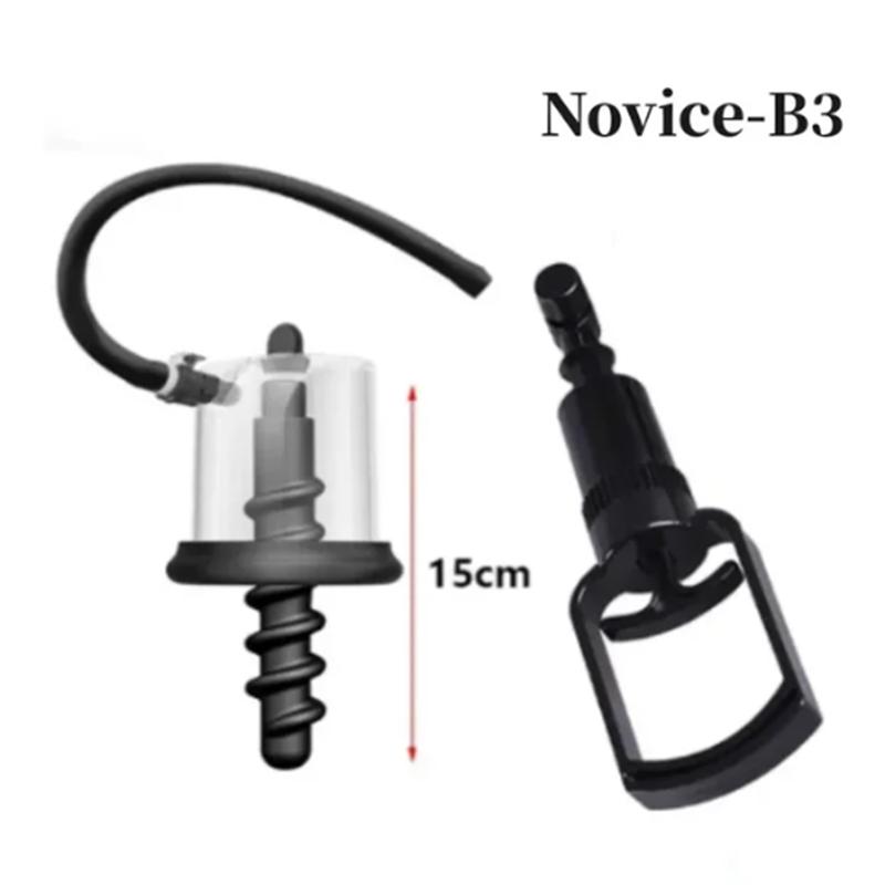 New Anal Pump Manual Vacuum Rosebud Pump Sex Toys for Men Women SM Suction Cup Prostate Stimulator Anus Dilator Butt Plug Set