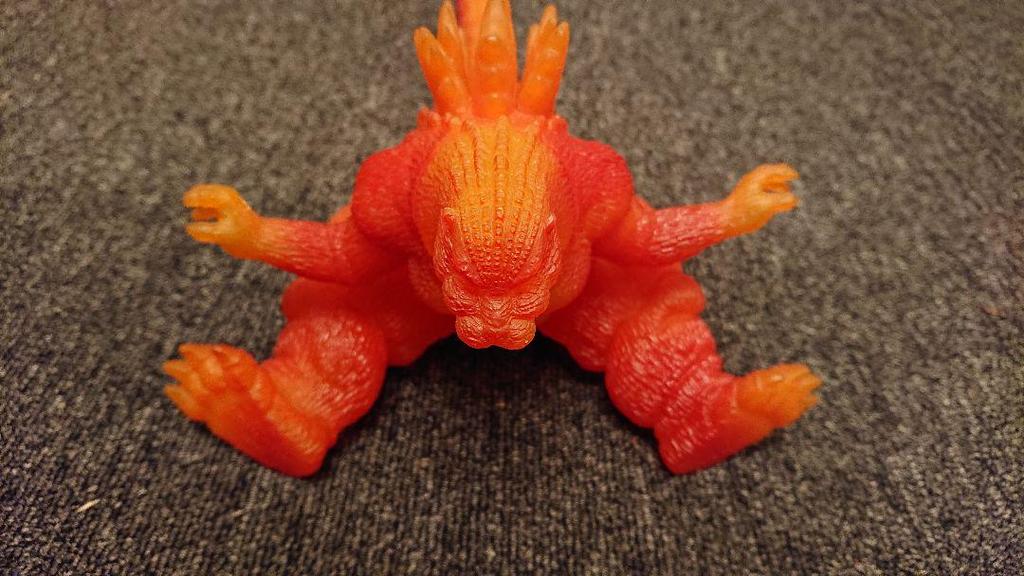 [USED] BANDAI Godzilla vs. Destroyah Figure Theater Exclusive Burning Godzilla