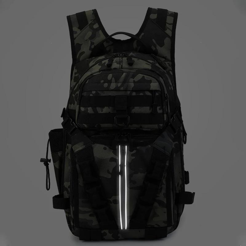Fishing Lure Rod Luggage Camping Mountaineering Backpack Hunting Multi-functional Military Tactical Fishing Shoulder Bag Men