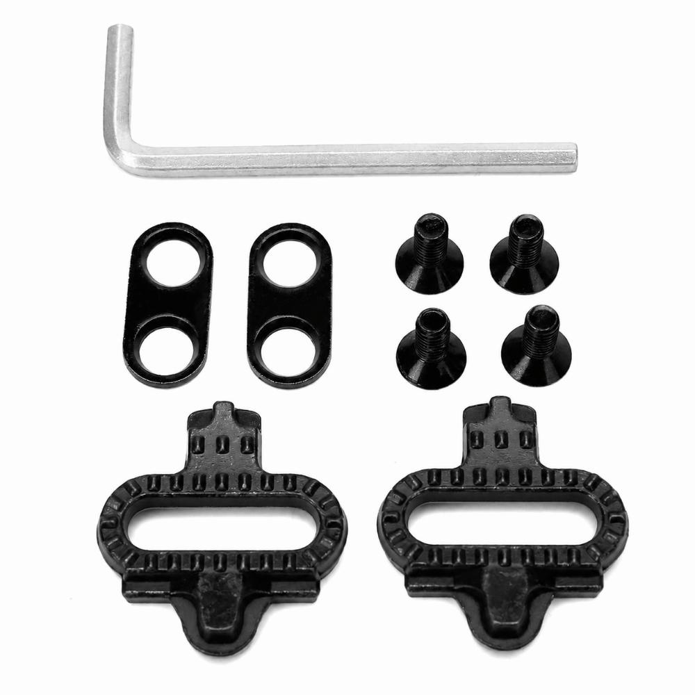 2PCS Self Locking Bike Cleats Steel Road Bike Cleats for SH51 SPD Pedals for Cycling Shoes