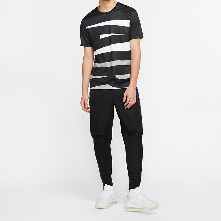 Jordan Wings Sport Crew Neck T-Shirt Men Tops Black CK5633-010