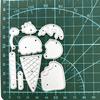 Carbon Steel Cutting Dies Ice Cream Metal Die Cuts Stencils Template Mold