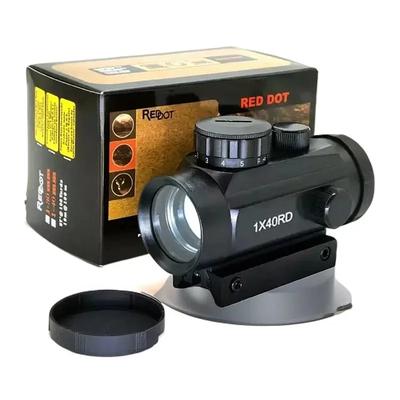 1X40 Red Green Dot Sight Metal Body 5 Bright Levels Durable Anti-Scratch Fit for 11mm/20mm Toy Gun Accessories