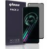 2 Anti-spy Tempered Glasses for Realme 9 Protection