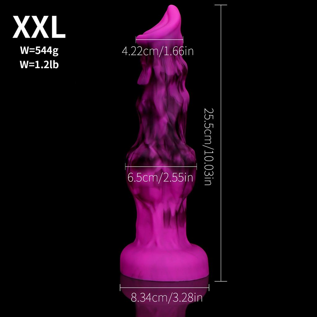 New Texture Wolf Cock Animal Dildos Soft Realistic Thick Dildo Liquid Silicone Adult Sex Toys
