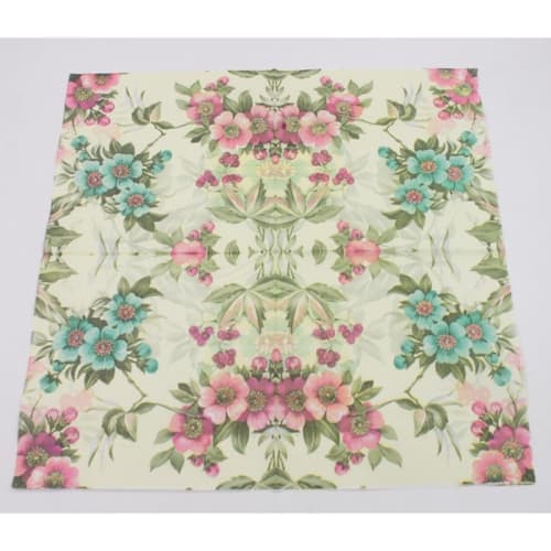 Frcolor Paper Napkins, Floral Print, 40 Count, Stylish Printed Napkins