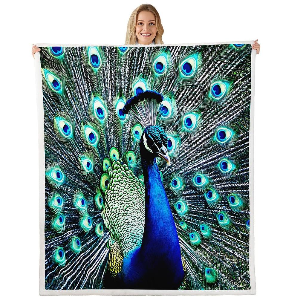 Feelyou Sunflower Fleece Throw Blanket Botanical Floral Plush Blankets and Throws Yellow Sunflower Cows Print Sherpa Blanket for Women Soft
