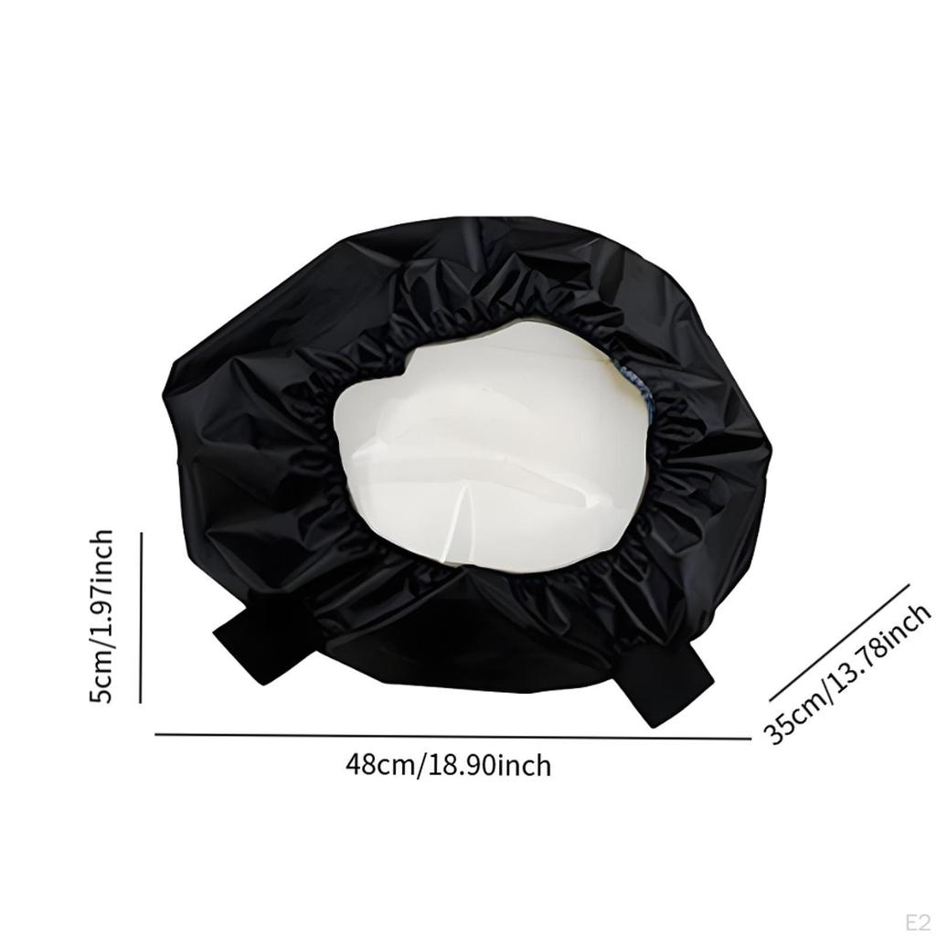 Scooters Tiller Cover Rain Guard with Elastic Cuffs Dustproof Oxford Cloth Motorcycle Dashboard