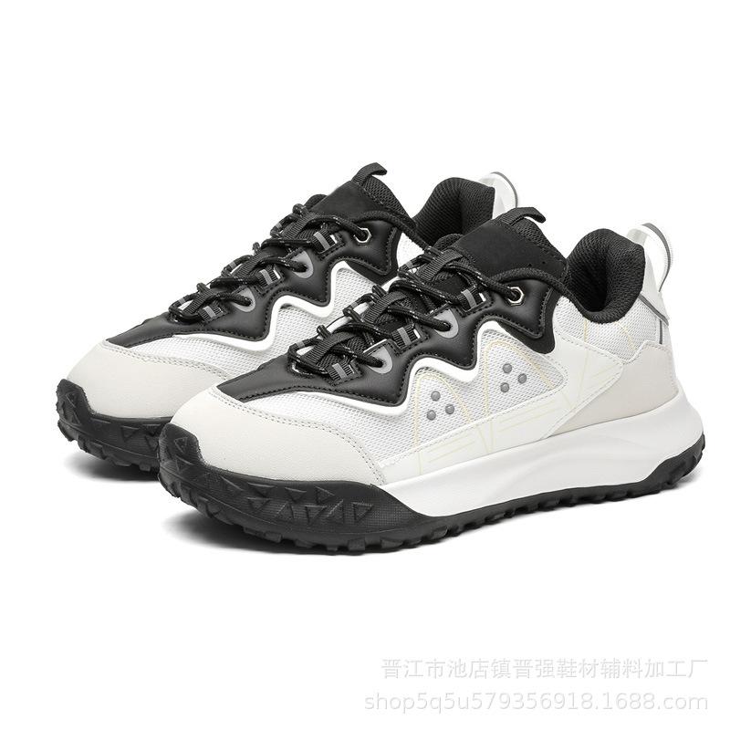 

Уличная обувь для кемпинга и пеших прогулок, нескользящая, на толстой подошве, удобная, спортивная и для отдыха, парная, легкая, кроссовки для бега, обувь для папы 44