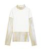 YIYAE Mesh Layered T-Shirt _ Yellow