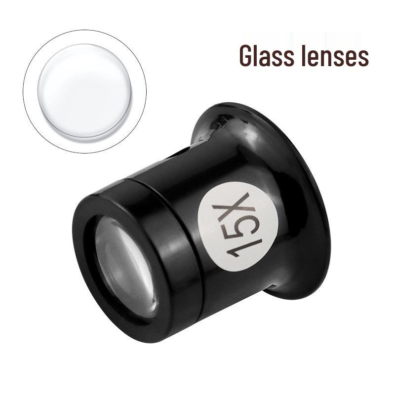 Watch Repair Magnifier Loupe: 5X, 10X, 15X, 20X Eyepiece Glass