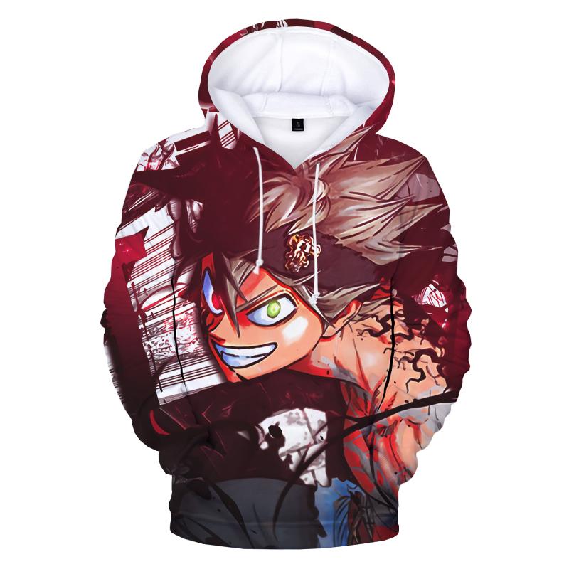 Hot Black Clover 3D Print Hoodie Bărbați/Femei Unisex Harajuku Hanorace cool Băieți/fete Anime Asta Pulover de mărime mare