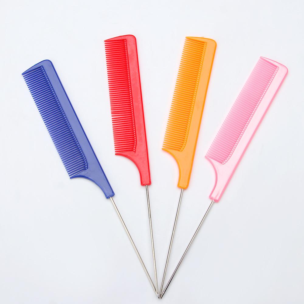 

Portable Anti-static Fine-tooth Styling Tool Combs Pin Tail Combs Hair Brush сірий