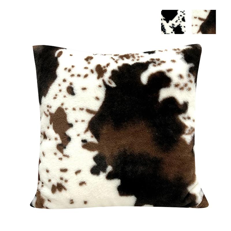 

Плюшевый мягкий мех коровья подушка чехол для домашнего декора лохматые пушистые наволочки гостиная спальня диван декоративная наволочка