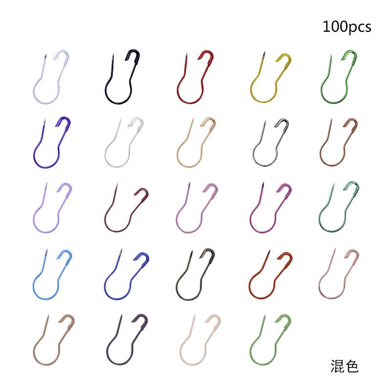Hulu shaped small pin, colored pin, clothing hang tag, hanging rope, in stock locking pin