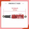 Motorcycle Shock Absorber 260mm Damper Easy Installation Spare Universal Suspension Spring