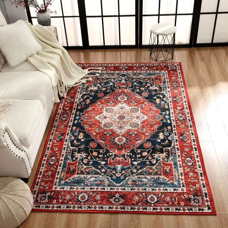 Retro-ethnische Teppiche, türkischer Perserteppich für Wohnzimmer, Nachttisch, Schlafzimmer, Vintage-Bodenmatte, Eingang, Fußmatte, Teppich, großer Teppich
