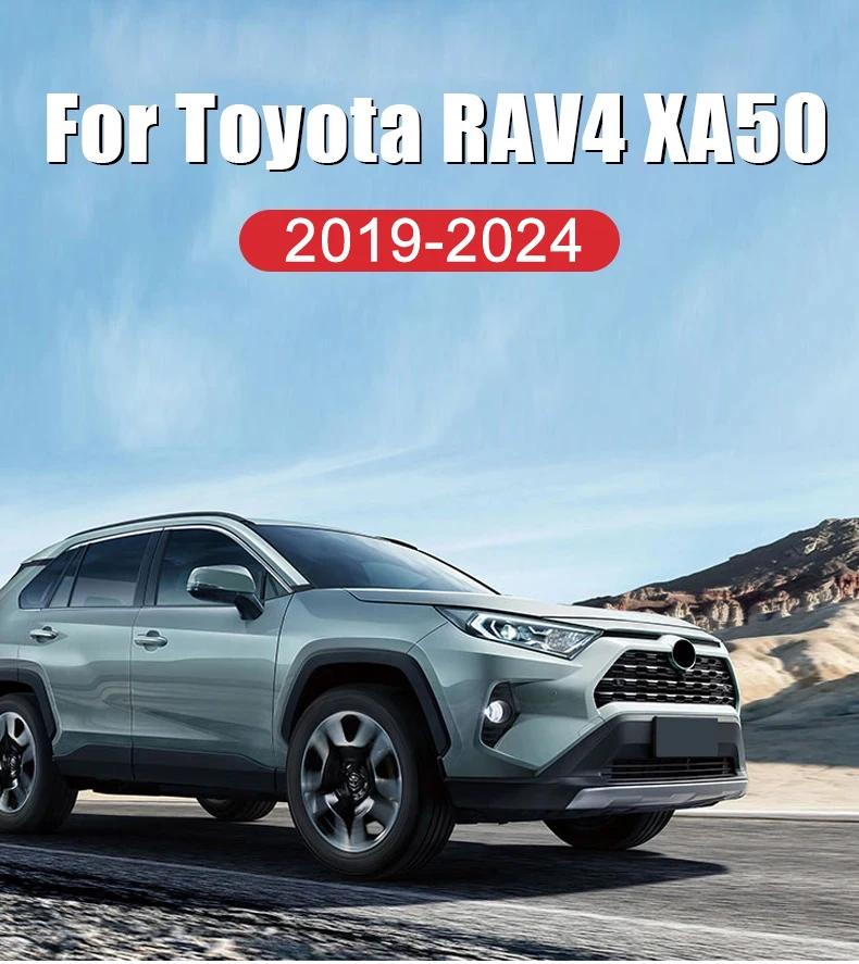 For Toyota RAV4 RAV 4 2019-2022 2023 2024 Chrome Rear Foglight Cover Sticker Tail Fog Lights Lamp Trim Exterior Accessories,2pcs.