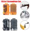 Multi-Präzisions-Schraubendreher-Set 115 in 1 Computer PC Mobiltelefon Gerät Heimreparatur Handwerkzeuge Mini-Schraubendreher-Set Neu