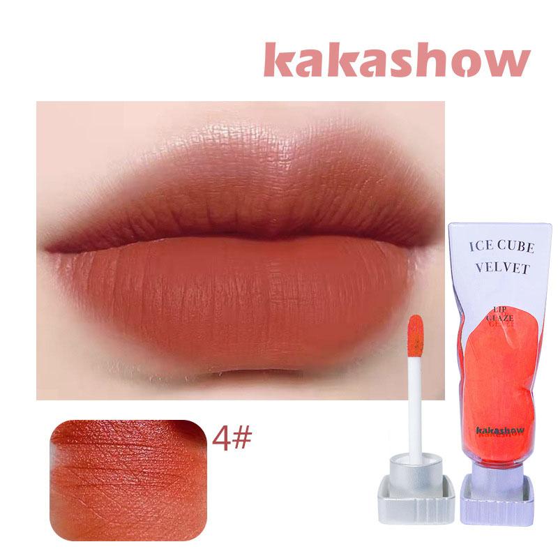 

Velvet Lip Glaze Mist Matt Lipstick Moisturizing Lip Mud 4#