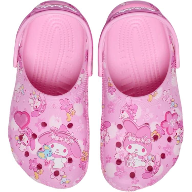 Crocs Classic Clog Versatile Comfortable Durable Low-Top Sandals Kids Sandals Pink 211201-90H