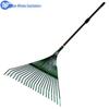 Blue Whale Sanitation 22-Tooth Telescopic Stainless Steel Garden Rake