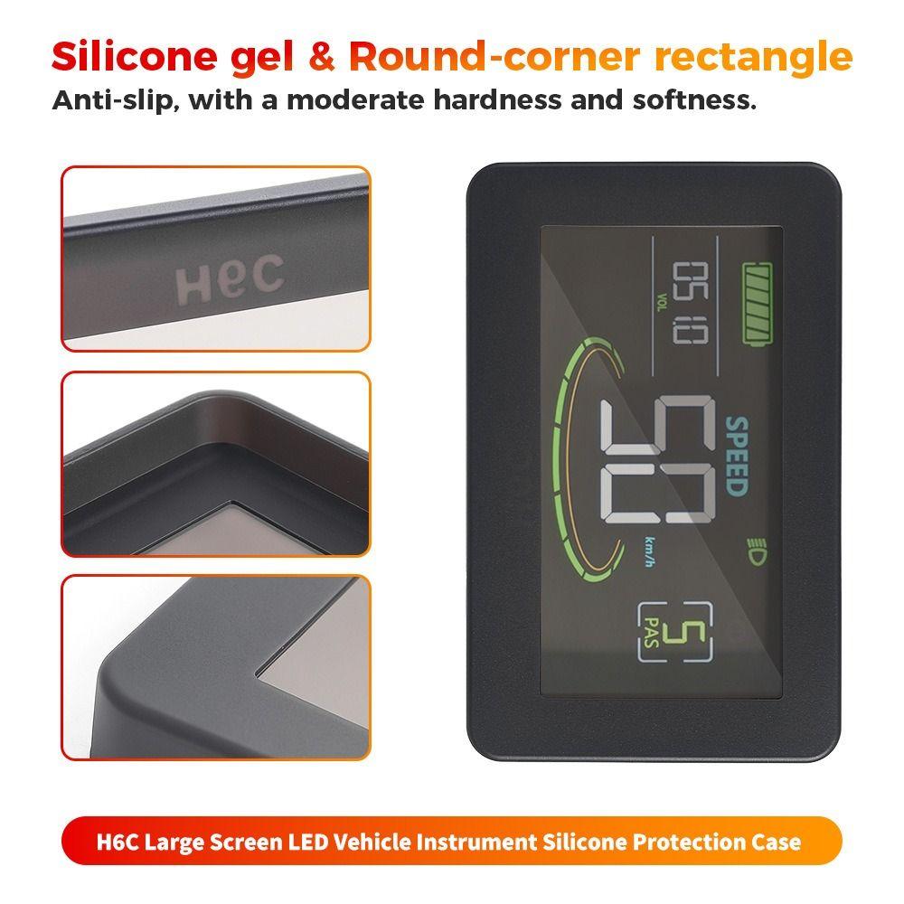 Waterproof Dashboard Protective Cover Replacement Part Silicone Dashboard Case For E-Bike