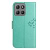 For Motorola Moto G86 5G/G86 Power 5G Case PU Leather Owl Tree Imprinted Wallet Phone Cover with Strap