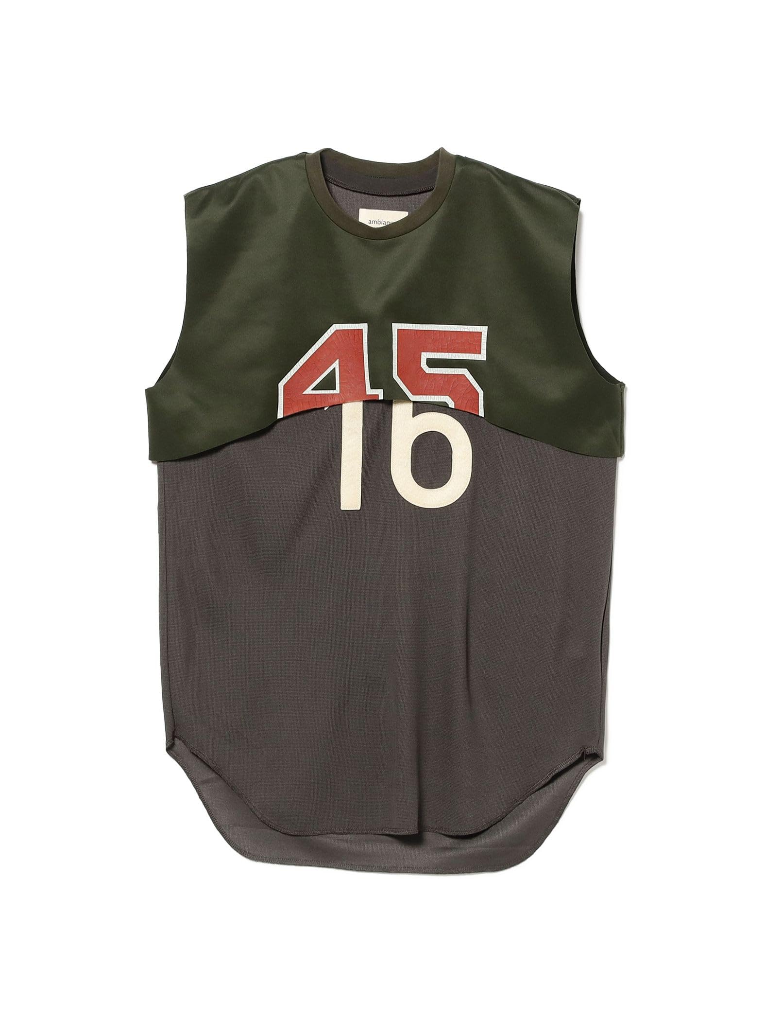 

В:MING LIFE STORE от BEAMS Футболка с коротким рукавом ambiance 2-сторонний топ без рукавов, женский, угольно-серый, один размер