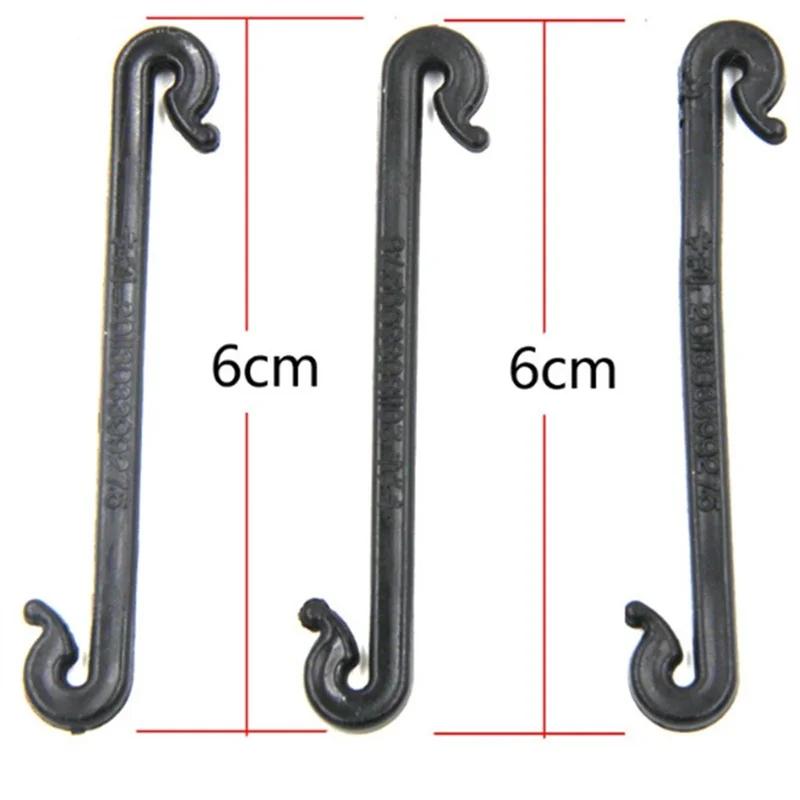 50-500Pcs Fastener Plastic Tied Buckle Hook Gardening Grape Support Vegetable Strapping Clips Fixed Buckle Hook Plant Holder
