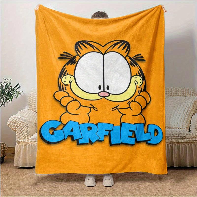

1pc, Garfield Throw Blanket, Soft & Cozy for Home Decor, Couch Cover, Outdoor Use, Travel, Camping, Car, Beach, Office Nap, Perfect Gift for All AgesA 130x150cm