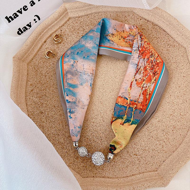 1Pc Multi-functional Practical Magnetic Buckle Convenient Scarf Magnetic Buckle DIY Multi Style Diamond Studded