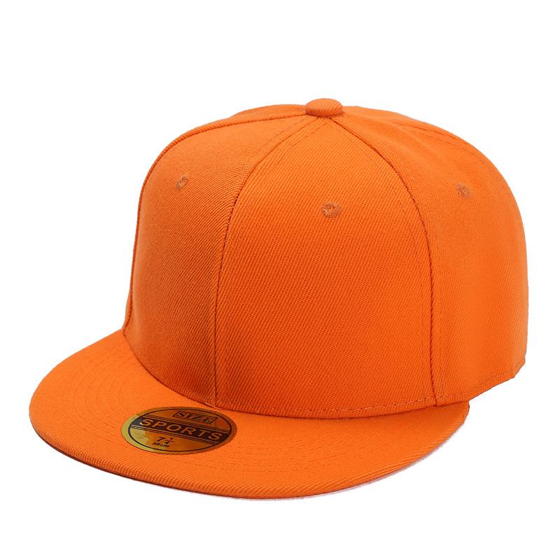 

High quality adjustable letter cap bull s head print sunshade baseball cap curved brim sun hat men and women Europe and America Adjustable помаранчевий