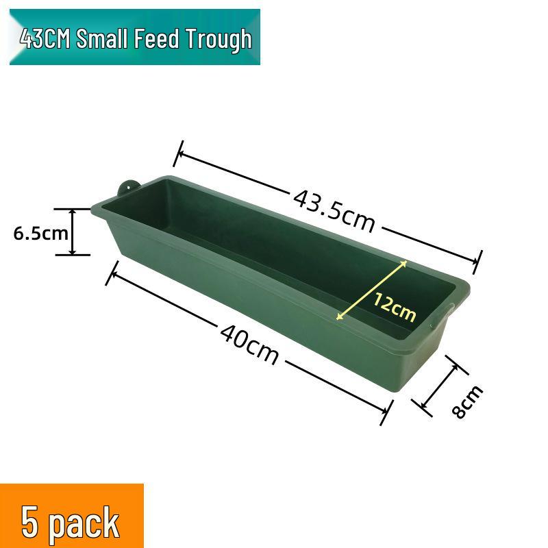 Durable Hanging Feed Trough for Chickens, Pigs, Cattle, and Sheep