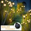 Wind-Powered LED Firefly Solar Garden Stake Light - Waterproof Outdoor Lawn & Camping Light