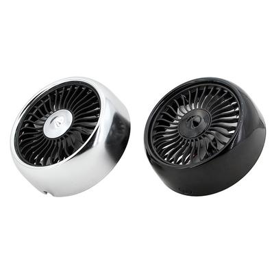 Tek Başlıklı Vantilatör Araba Soğutucu Hava Vantilatörü USB Araba Hava Menfezi Vantilatörü 3 Hızlı 7 Kanatlı Soğutma Vantilatörü 12V 24V Araba Otomobil SUV için