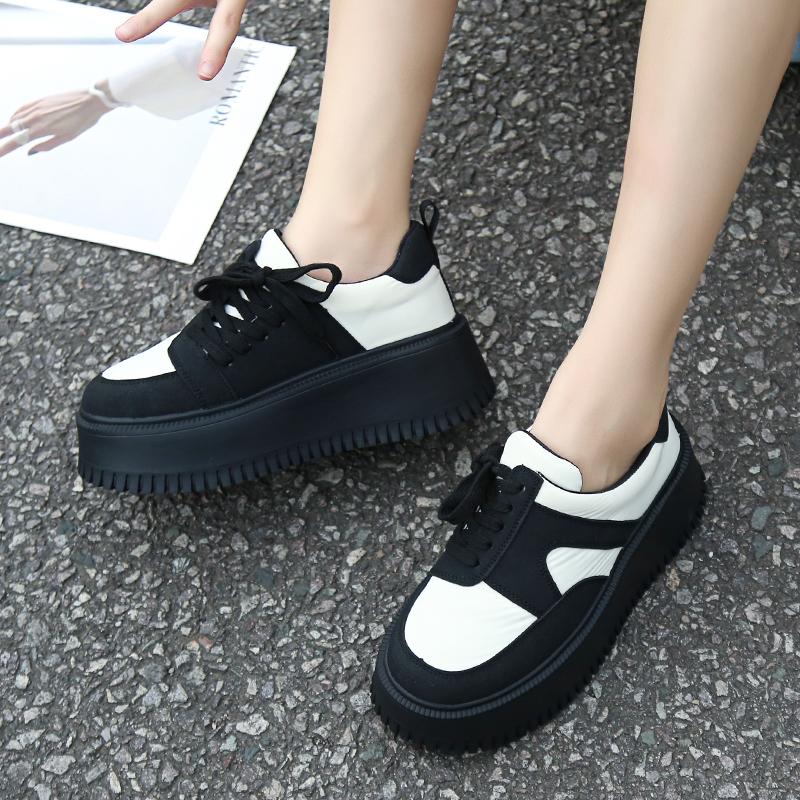 Niche Design Shoes 2024 New Thick Soled Versatile Board Shoes Casual Forest Style Trendy Fashion Women's Shoes