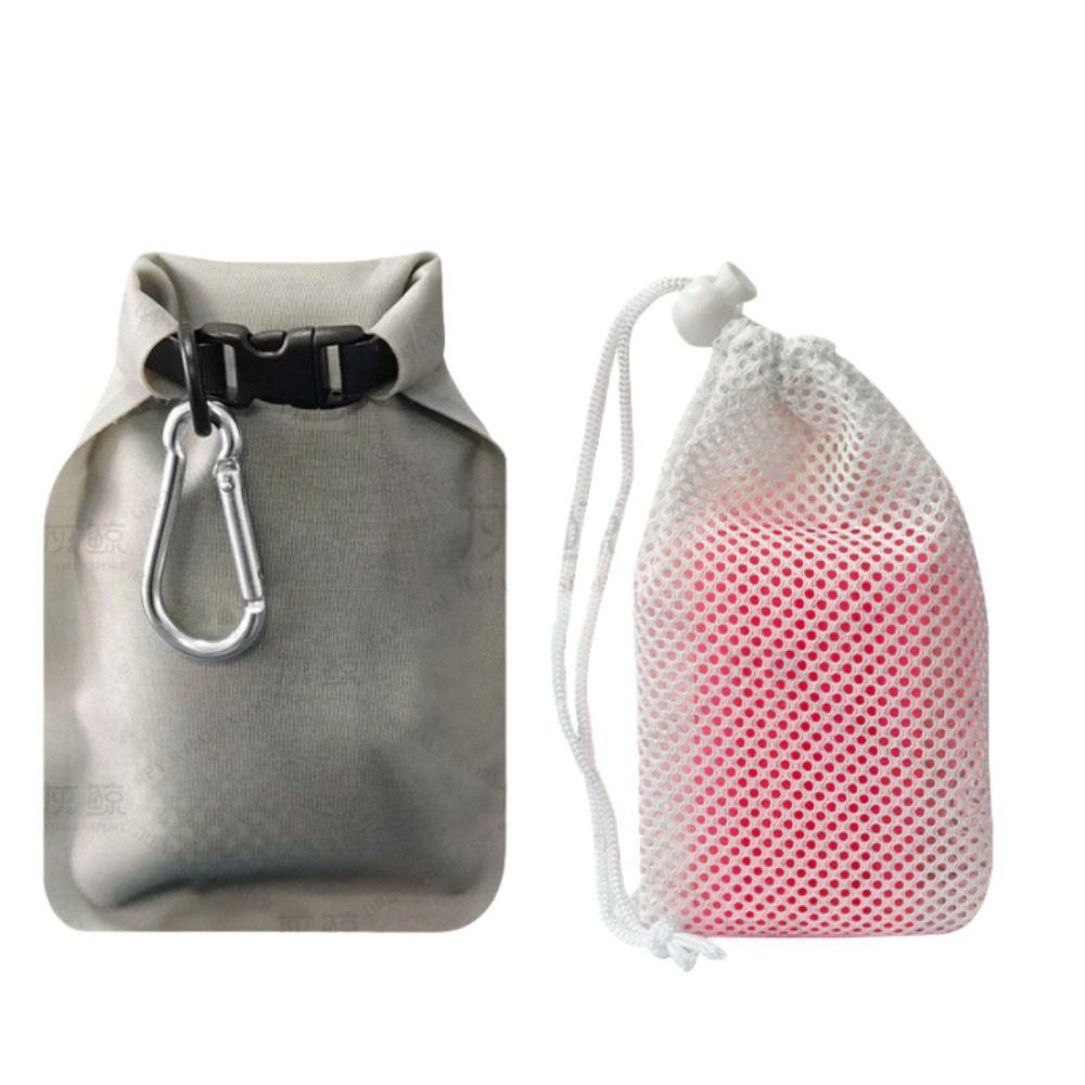 Foldable Sealed Soap Holder Leak-Proof Travel Soap Bar Bag Multi-Functional Soap Bar Case Camping