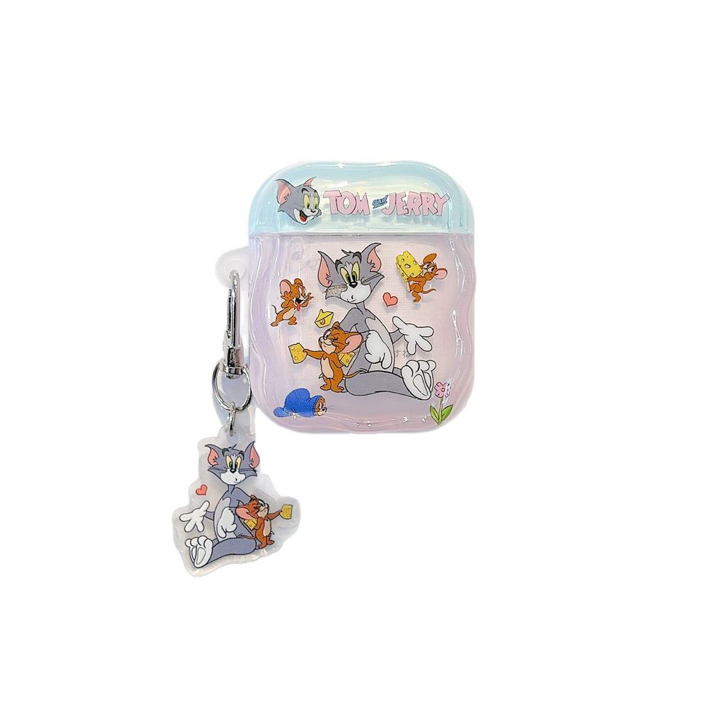 Cute Cat and Mouse Suitable for AirPods 1/1/1/1 Generation Protective Case Apple Wireless Earphone 1Pro Protective Case