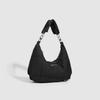 Bag Women'S Retro Black Dark Cloud Bag Niche Design Underarm Bag Portable Shoulder Bag Crescent Bag Tide