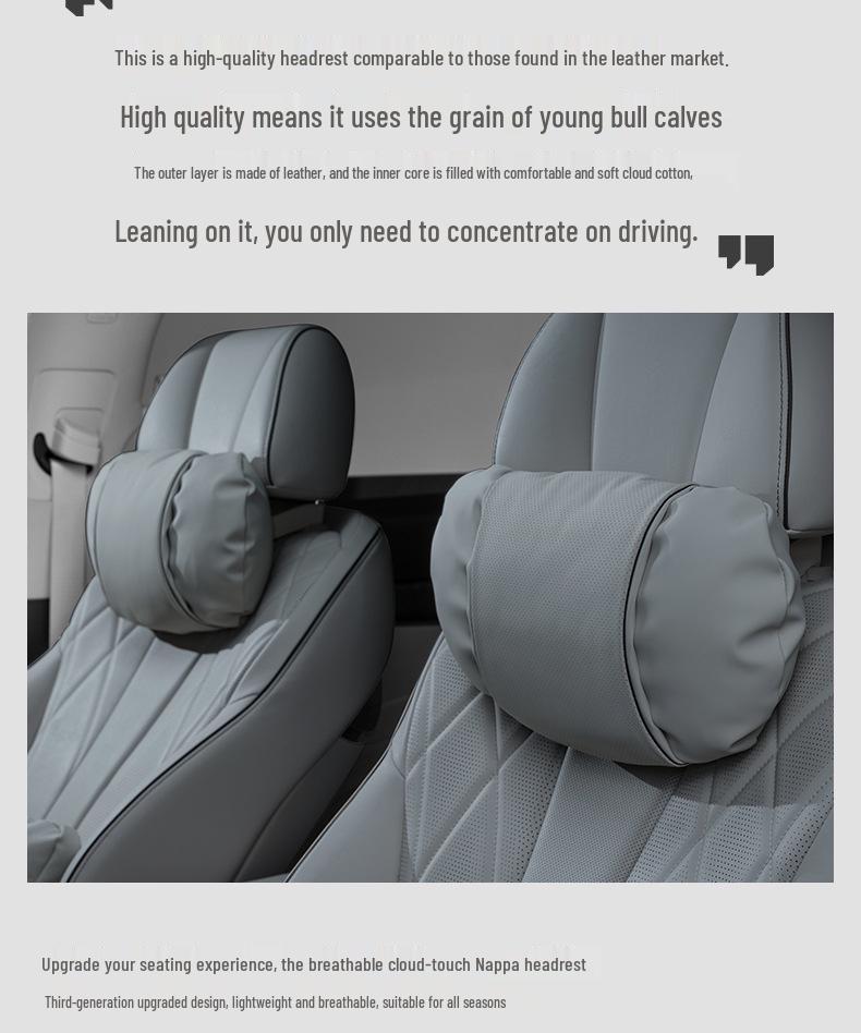 Changan Deepal Car Neck Pillow & Lumbar Cushion for S07, S05, L07, L03 Models