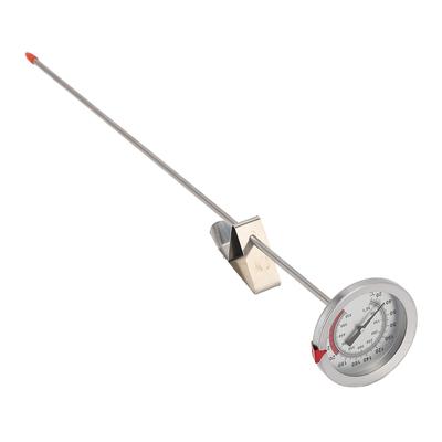 Kochthermometer Edelstahl 50 bis 550 Fahrenheit 40 cm Mechanisches Fühlthermometer mit Metallclip