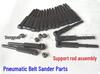 Pneumatic Belt Sander Parts: 10x330 & 20x520, Front Guide Wheel & Shaft Rod