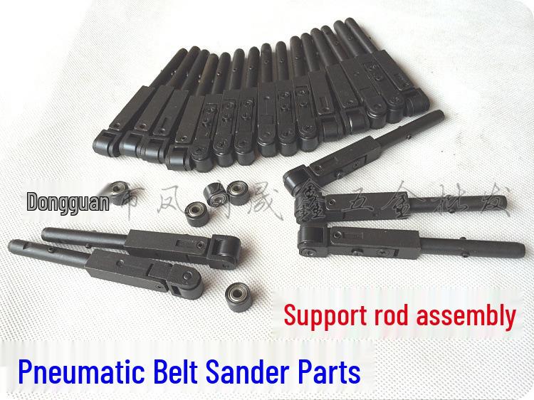 Pneumatic Belt Sander Parts: 10x330 & 20x520, Front Guide Wheel & Shaft Rod