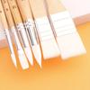 Premium Paint Brush Set with Wooden Handles - Versatile Nylon Bristles for Oil, Acrylic, Watercolor & Miniature Artwork - Includes Convenient