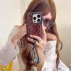 Premium Brown Leopard Print Epoxy Case for iPhone 17/16 Pro Max/15/14