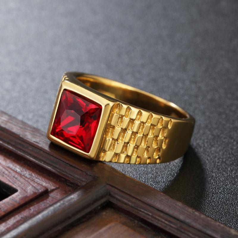 Men's/Women 316LStainless/Titanium Steel Gilded Rings Classic Fashion Trend High Quality Jewelry