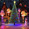 Solar-Powered Snowman Light: Acrylic Lawn Decoration for a Festive Christmas Atmosphere